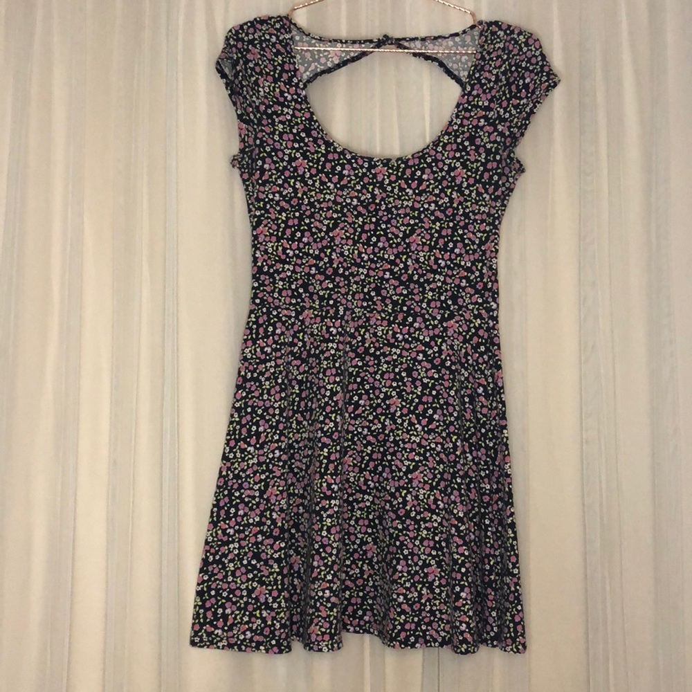 AE Floral Open-Back Sun Dress